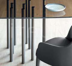 Итальянские Столы обеденные - Стол обеденный Mille Итальянские Столы обеденные - Стол обеденный Mille фабрика Bonaldo