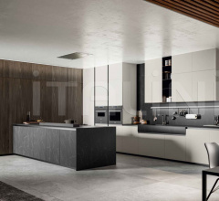 Итальянские Кухни с островом - Кухня Glass 2.0 03 Итальянские Кухни с островом - Кухня Glass 2.0 03 фабрика Arredo3 srl