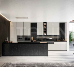 Итальянские Кухни с островом - Кухня Glass 2.0 03 Итальянские Кухни с островом - Кухня Glass 2.0 03 фабрика Arredo3 srl