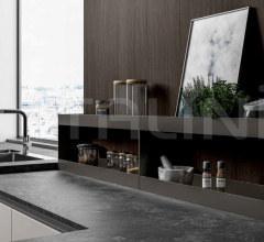Итальянские Угловые кухни - Кухня Glass 2.0 05 Итальянские Угловые кухни - Кухня Glass 2.0 05 фабрика Arredo3 srl
