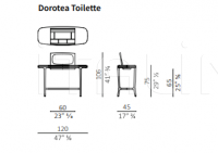 Туалетный столик Dorotea Ceccotti Collezioni