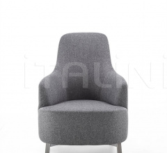 Итальянские Кресла - Кресло COPINE BERGERE STEEL фабрика Porada