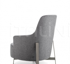 Итальянские Кресла - Кресло COPINE BERGERE STEEL фабрика Porada