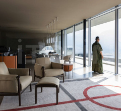 Кресло Times Lounge фабрика Poltrona Frau