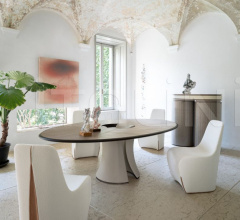 Итальянские Столовая - Стол обеденный ENSO фабрика Giorgetti