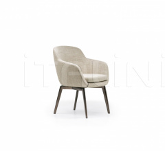 Итальянские Столовая - Стул с подлокотниками Belt фабрика Minotti