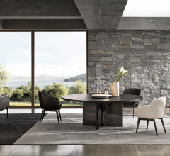 Итальянские Столовая - Стол обеденный Marvin фабрика Minotti