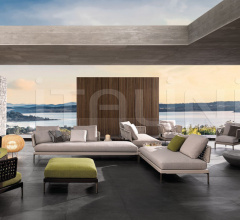 Итальянские Уличная мебель - Модульный диван Patio фабрика Minotti