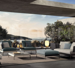 Итальянские Уличная мебель - Модульный диван Patio фабрика Minotti