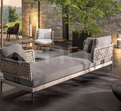 Итальянские Уличная мебель - Модульный диван Patio фабрика Minotti