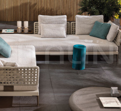 Итальянские Уличная мебель - Модульный диван Patio фабрика Minotti