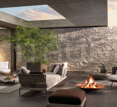 Итальянские Уличная мебель - Пуф Patio фабрика Minotti