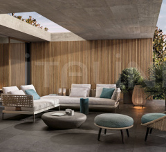 Итальянские Уличные столики - Кофейный столик Stony Итальянские Уличные столики - Кофейный столик Stony фабрика Minotti