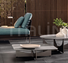 Итальянские Уличные столики - Кофейный столик Lido Cord Outdoor Итальянские Уличные столики - Кофейный столик Lido Cord Outdoor фабрика Minotti