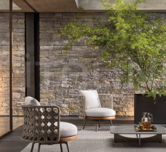 Итальянские Уличные столики - Кофейный столик Lido Cord Outdoor Итальянские Уличные столики - Кофейный столик Lido Cord Outdoor фабрика Minotti