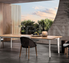 Итальянские Уличные столы - Стол обеденный Terrace Итальянские Уличные столы - Стол обеденный Terrace фабрика Minotti