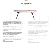 Кофейный столик Pylon Liquid Marble Diesel by Moroso