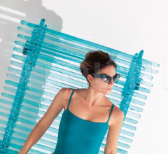 Итальянские Уличные шезлонги - Шезлонг A'mare Lettino Prendisole фабрика Edra