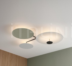 Итальянские Потолочные светильники - Потолочный светильник Flat Итальянские Потолочные светильники - Потолочный светильник Flat фабрика Vibia