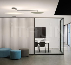 Итальянские Потолочные светильники - Потолочный светильник Flat Итальянские Потолочные светильники - Потолочный светильник Flat фабрика Vibia