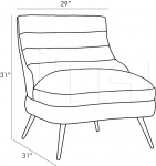 Кресло Dune Chair DS8003 Arteriors