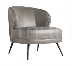 Кресло Kitts Chair Mineral Grey Leather 8148 Кресло Kitts Chair Mineral Grey Leather 8148 фабрика Arteriors