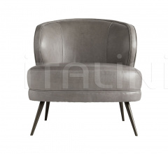 Кресло Kitts Chair Mineral Grey Leather 8148 Кресло Kitts Chair Mineral Grey Leather 8148 фабрика Arteriors