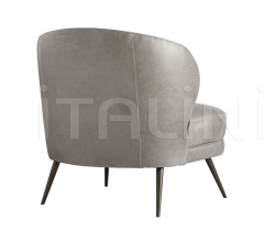 Кресло Kitts Chair Mineral Grey Leather 8148 Кресло Kitts Chair Mineral Grey Leather 8148 фабрика Arteriors