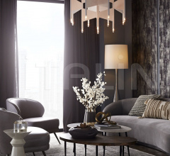 Кресло Kitts Chair Mineral Grey Leather 8148 Кресло Kitts Chair Mineral Grey Leather 8148 фабрика Arteriors