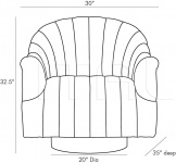 Кресло Springsteen Chair 8138 Arteriors