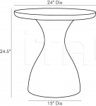 Столик Scout Side Table 5073 Arteriors