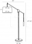 Торшер Counterweight Floor Lamp DB79002-884 Arteriors