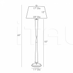 Торшер Dempsey Floor Lamp 76001-963 Arteriors