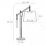 Настольный светильник Counterweight Lamp DB49019-900 Arteriors