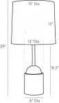 Настольный светильник Grove Lamp 44772-117 Arteriors