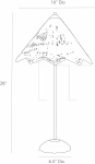 Настольный светильник Parasol Lamp DC49018 Arteriors
