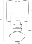 Настольный светильник Spencer Lamp 11125-106 Arteriors