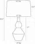Настольный светильник Tanga Lamp 17490-460 Arteriors