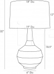 Настольный светильник Webber Lamp 11035-440 Arteriors