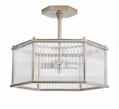 Потолочный светильник Hera Hexagon Flush Mount DS49028 Потолочный светильник Hera Hexagon Flush Mount DS49028 фабрика Arteriors