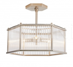 Потолочный светильник Hera Hexagon Flush Mount DS49028 Потолочный светильник Hera Hexagon Flush Mount DS49028 фабрика Arteriors
