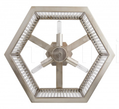 Потолочный светильник Hera Hexagon Flush Mount DS49028 Потолочный светильник Hera Hexagon Flush Mount DS49028 фабрика Arteriors