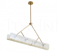 Люстра Bend Linear Chandelier DA49022 Люстра Bend Linear Chandelier DA49022 фабрика Arteriors