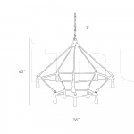 Люстра McIntyre Two Tiered Chandelier 84176 Arteriors