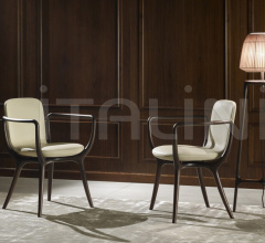 Итальянские Столовая - Стул с подлокотниками Piruette фабрика Ceccotti Collezioni