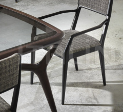 Итальянские Столовая - Стул с подлокотниками Ala фабрика Ceccotti Collezioni