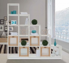 Книжный стеллаж Programma Cloe 234 фабрика Tonin Casa