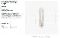 Настенный светильник ELISABETTA WALL LIGHT LARGE WL205-LA Bella Figura