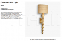 Настенный светильник CONSTANTIN WALL LIGHT WL330 Bella Figura