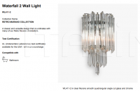 Настенный светильник WATERFALL 2 WALL LIGHT WL411-2 Bella Figura